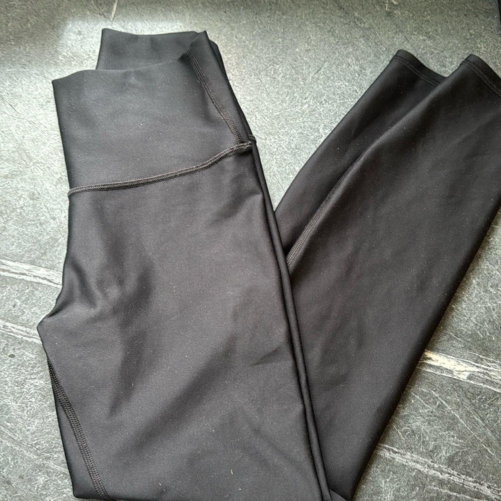 Alo airlift high waist 7/8 leggings, black, size S